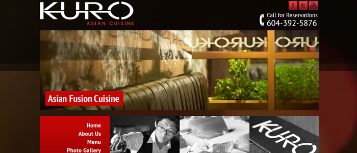 Website Launch: Kuro Asian Cuisine
