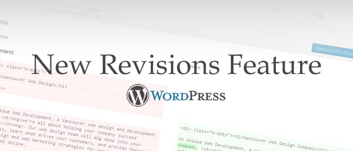 WordPress 3.6 New Feature: Revisions