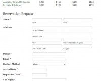 Comprehensive Reservation Form