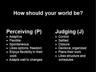 perceiving-judging